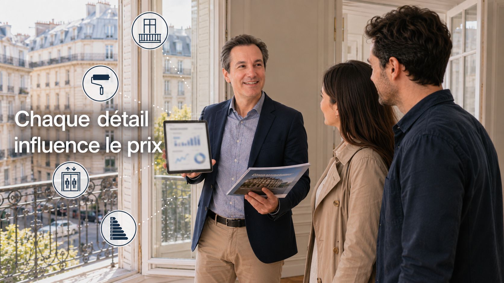 Facteurs de variation du prix appartement Paris 17e