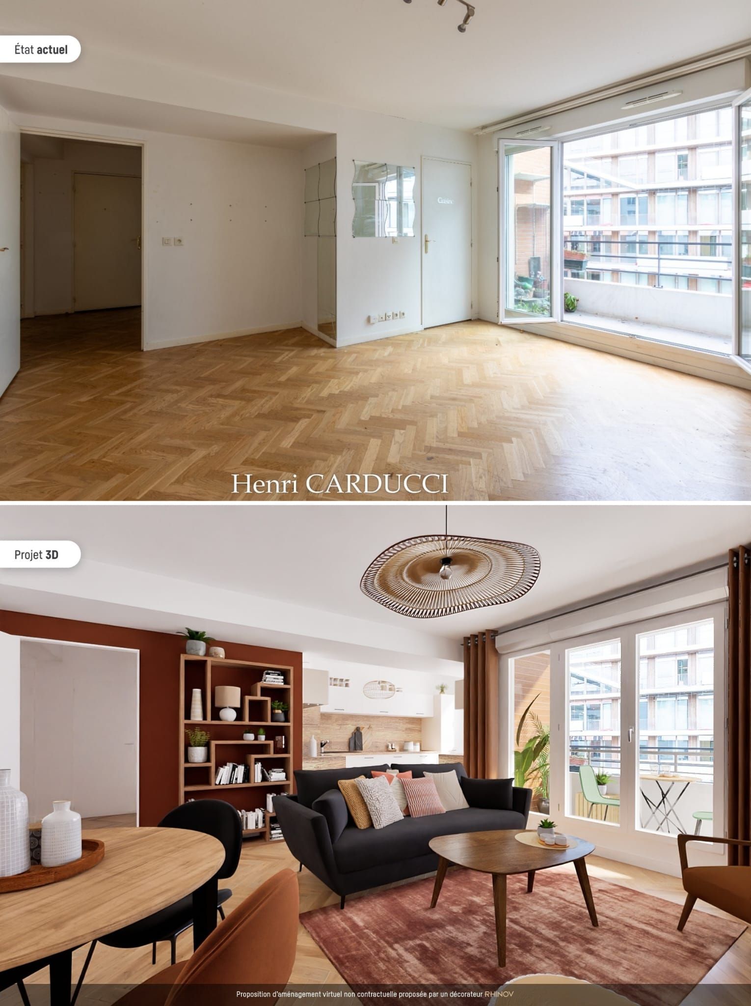 Home staging à Paris 17e